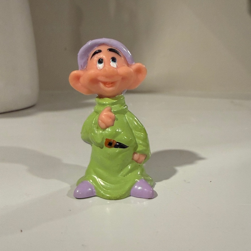 Vintage Disney Dopey Dwarf figure      snowy white dwarfs figures toy toys kids